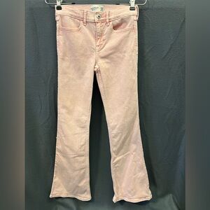 Abercrombie kids high rise flare jeans size 9/10 long